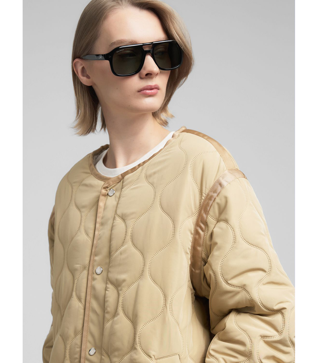 コンフォート リバーシブルロングジャケット 詳細画像 アイボリー 5